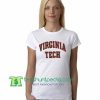 Virginia Tech T Shirt gift tees adult unisex custom clothing Size S-3XL