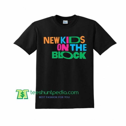 New Kids On The Block Shirt NKOTB Colorful Vintage