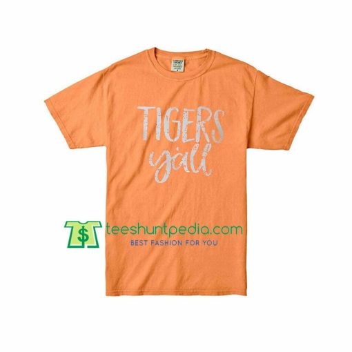 Tigers Yall Shirt Grunge, Sport