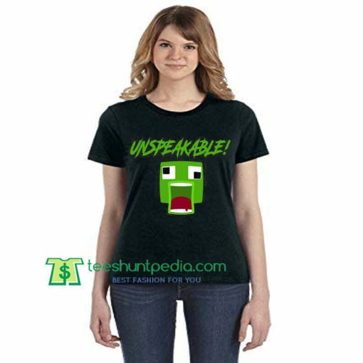 UNSPEAKABLE Minecraft Fan Unisex TShirt