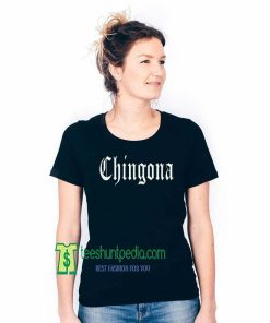 Chingona Unisex Crew neck Black T-Shirt Maker Cheap