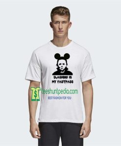 Disney Mickey Ears, Michael Myers Slashing TShirt Maker cheap