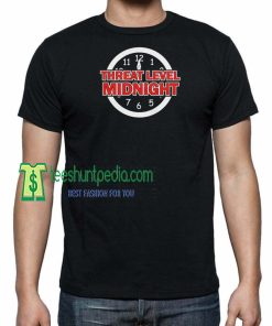 Threat Level Midnight Funny Adult Unisex T-Shirt Maker cheap