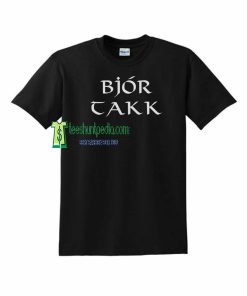 Bjór Takk, Beer Please in Icelandic, Funny Cute Iceland TShirt Maker cheap