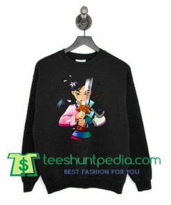 Anime Half Girl Half Warrior Mulan sweatshirt