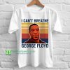 I Can't Breathe George Floyd Vintage T Shirt