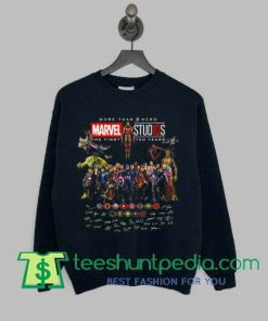 Marvel Studios the first ten years sweatshirt