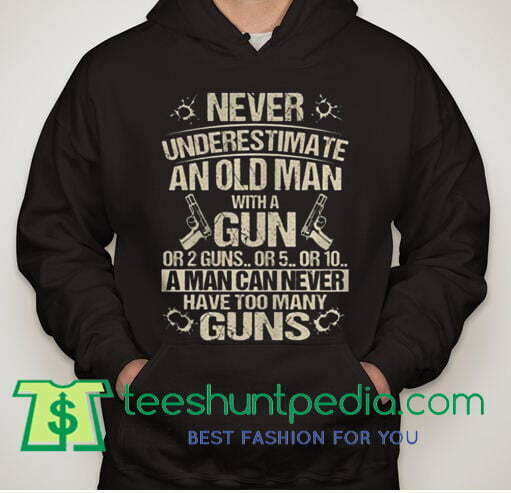 old man with a gun Hoodie Maker cheap