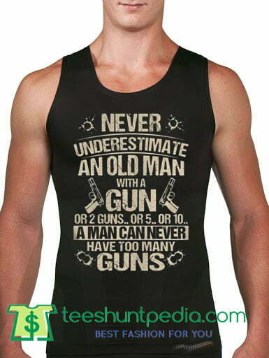 old man with a gun Unisex Tank Top