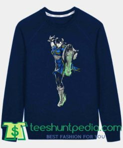 Chun Li Anime Fighter V 5 Arcade sweatshirt