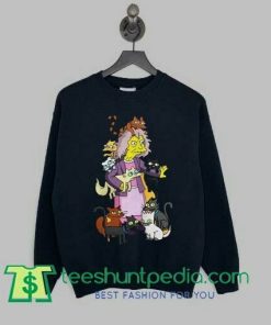 The Simpsons Crazy Cat Lady Eleanor Abernathy sweatshirt