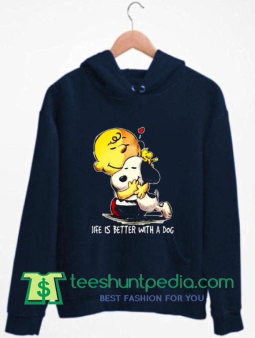 Charlie Brown With Snoopy Loving Each Other Hoodie