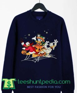 Disney Donald Duck Halloween Costume Sweatshirt By Teeshunpedia.com