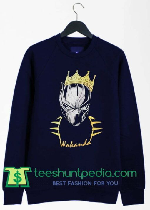Black Panther King Wakanda Sweatshirt By Teeshunpedia.com